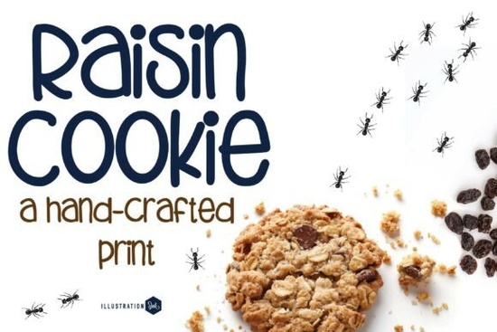Raisin Cookie Family Font